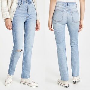 Boyish The Dempsey Straight Leg Jeans in Big Sleep Light Wash
